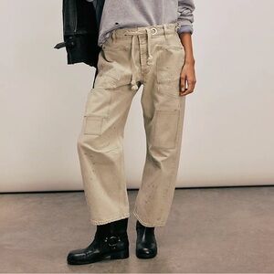 FREE PEOPLE We The Free Moxie Pull On Barrel Jeans / JETTY